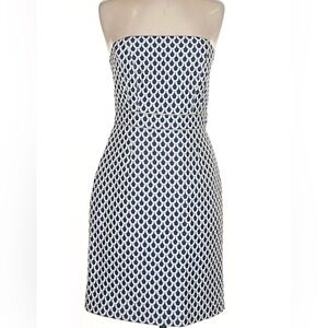 Lilly Pulitzer strapless Josephina scalloped scales cocktail dress